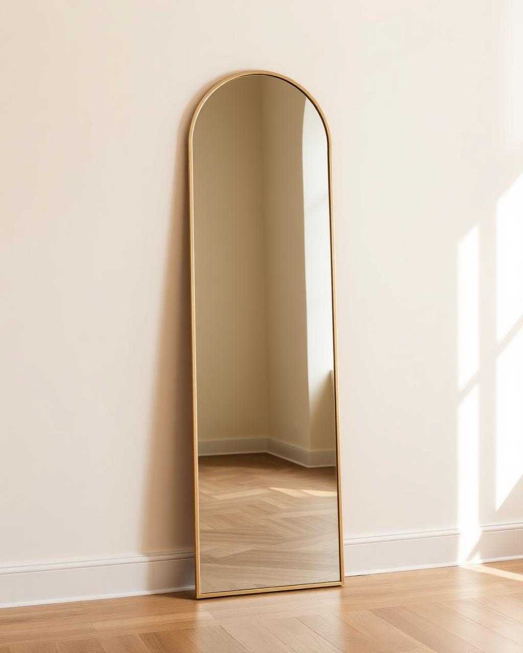 Arched Floor Mirror